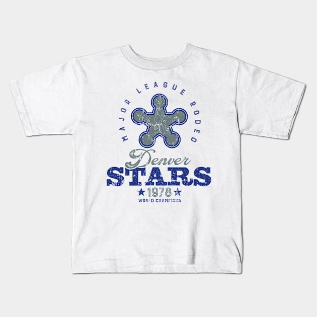 Denver Stars Kids T-Shirt by MindsparkCreative